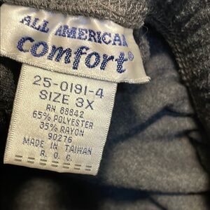 All American Comfort Gray skirt 3X